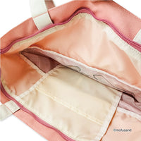 Bolso tote extensible mofusand L (rosado)