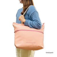 Bolso tote extensible mofusand L (rosado)