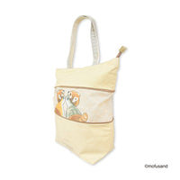 Bolso tote extensible mofusand L beige