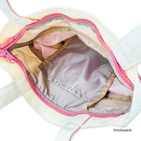 Bolso tote extensible Mofusand S rosado