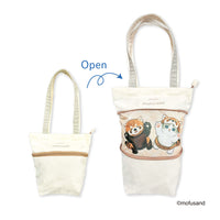 Bolso tote extensible mofusand S (beige)