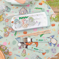 Set de cubiertos Mofusand: gatito monstruo