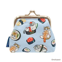 Monedero mini Mofusand con diseño de sushi