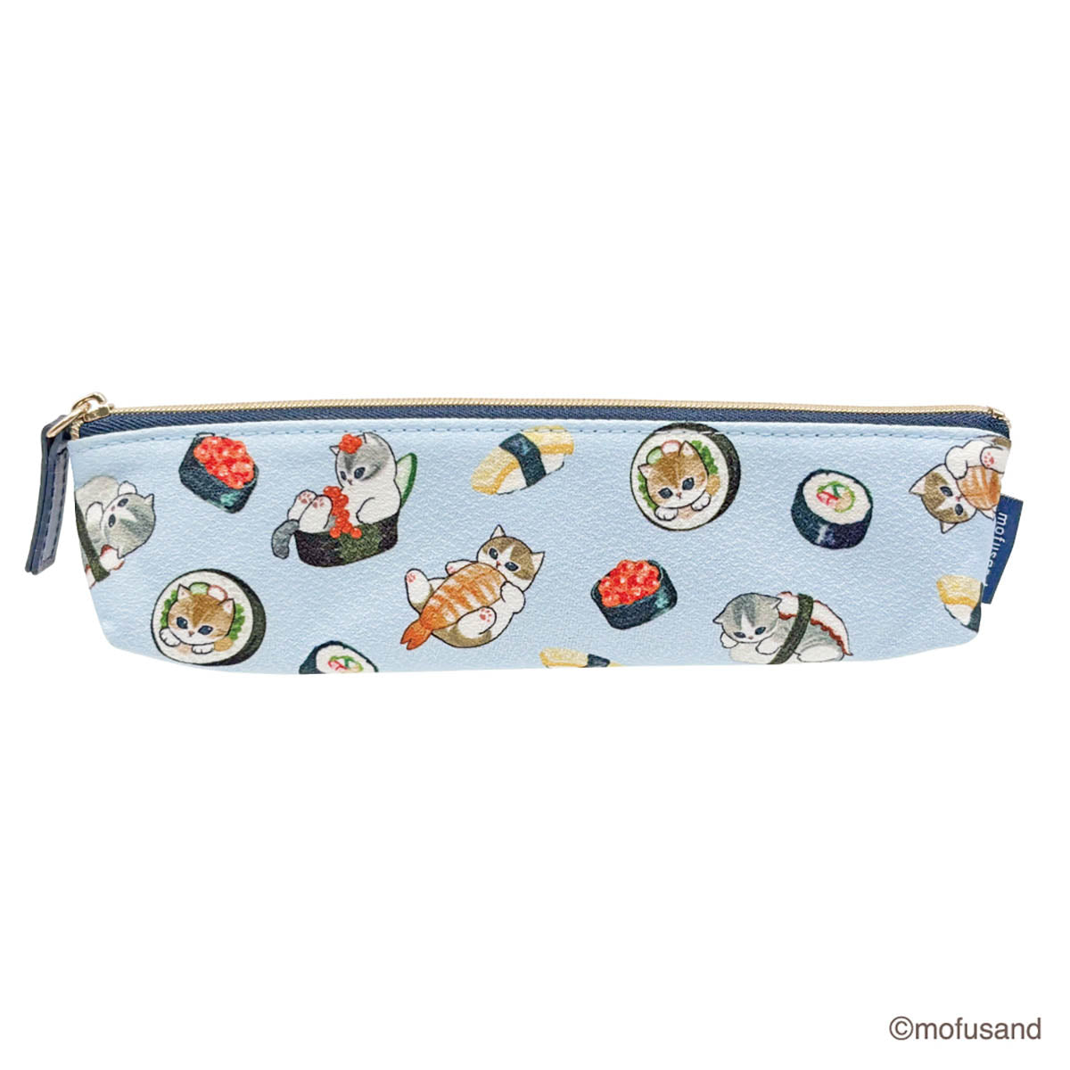 Estuche delgado para lápices mofusand - Sushi