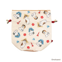 Bolso con cordón Mofusand de estilo tradicional