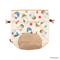Bolso con cordón Mofusand de estilo tradicional