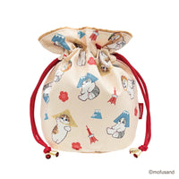 Bolso con cordón Mofusand de estilo tradicional