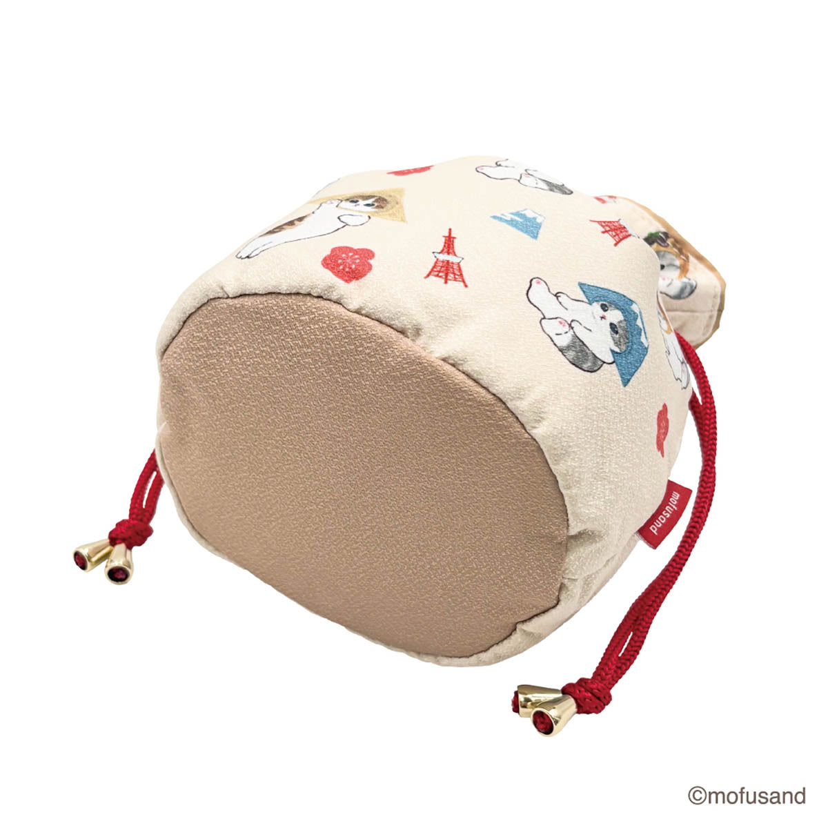 Bolso con cordón Mofusand de estilo tradicional