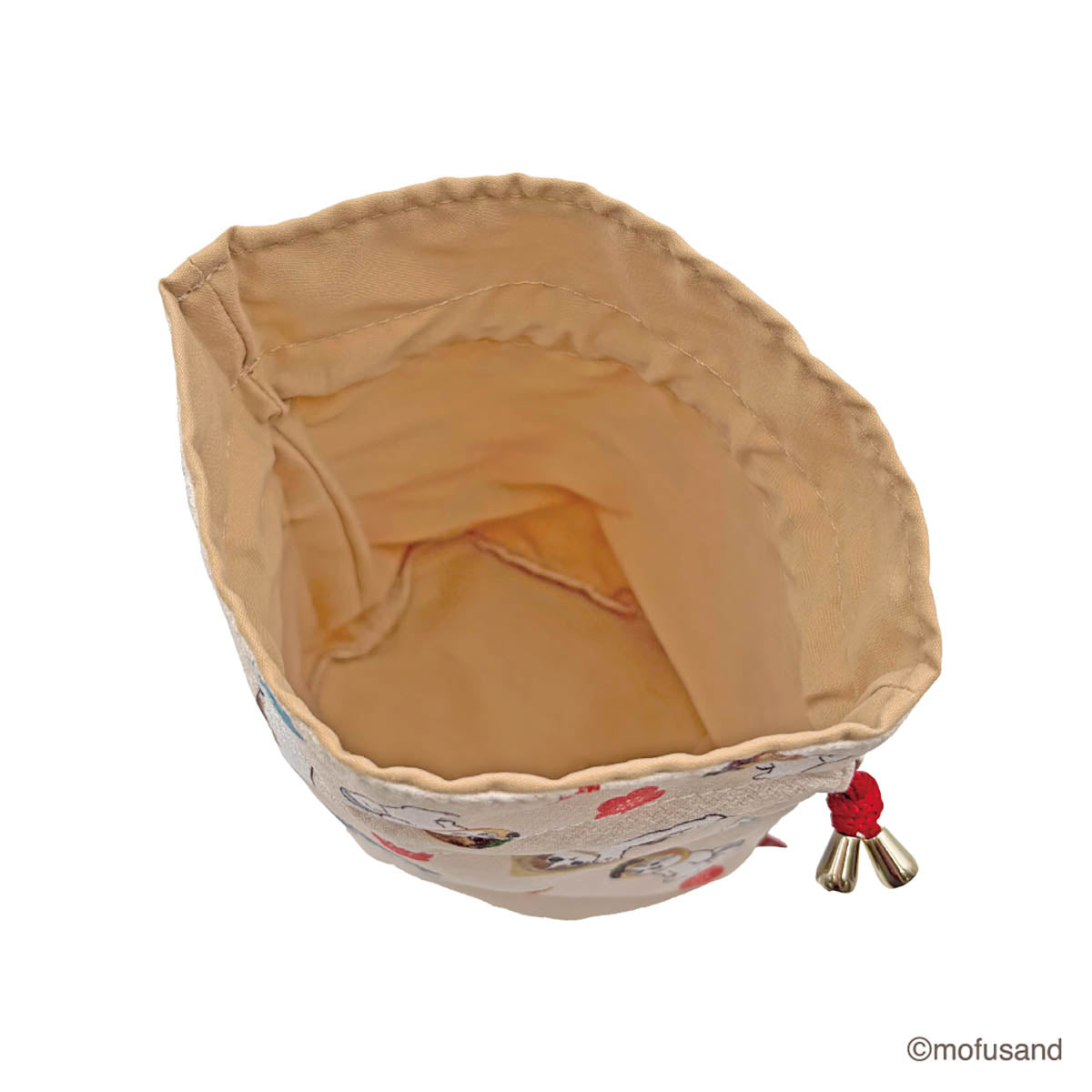 Bolso con cordón Mofusand de estilo tradicional