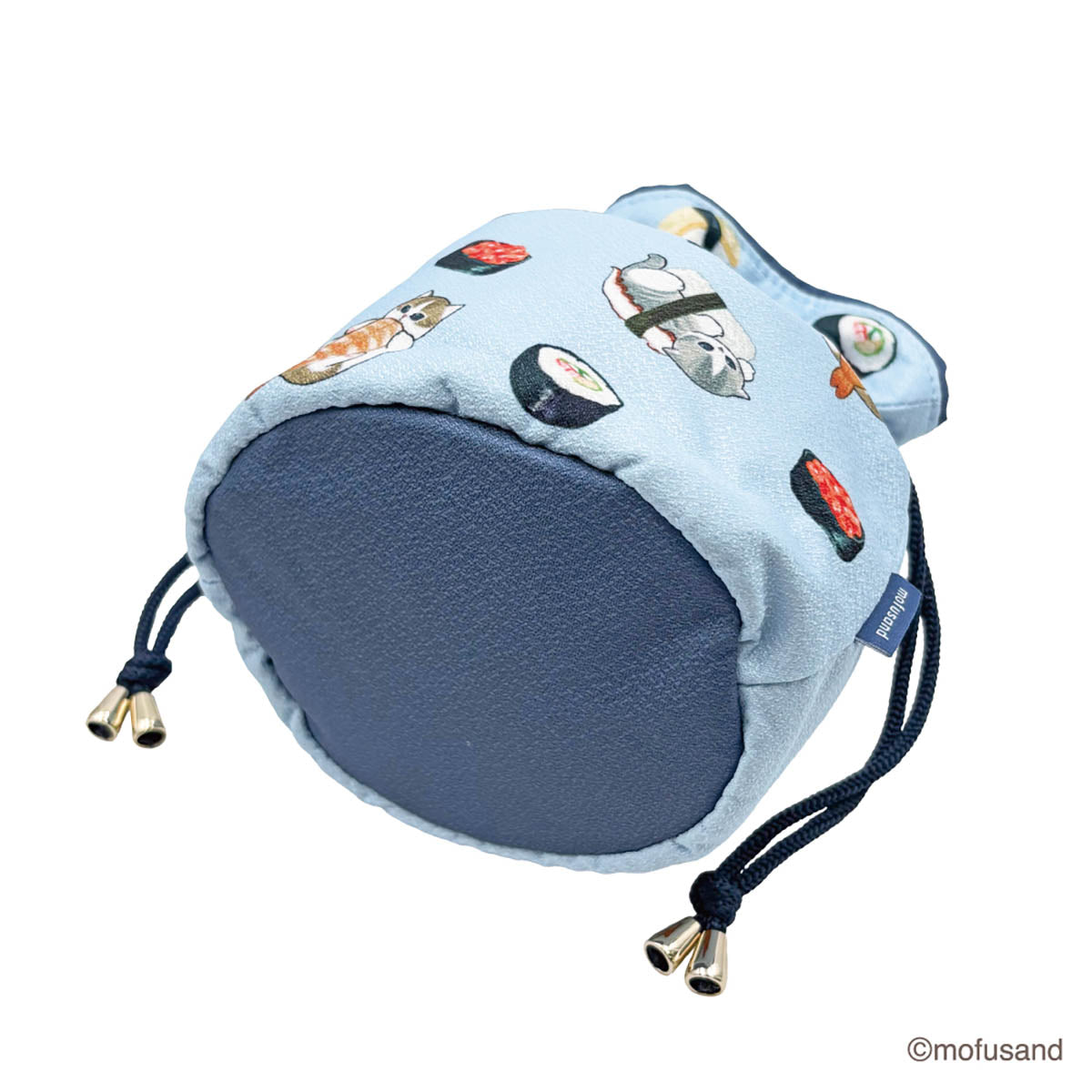 Bolso con cordón Mofusand de sushi