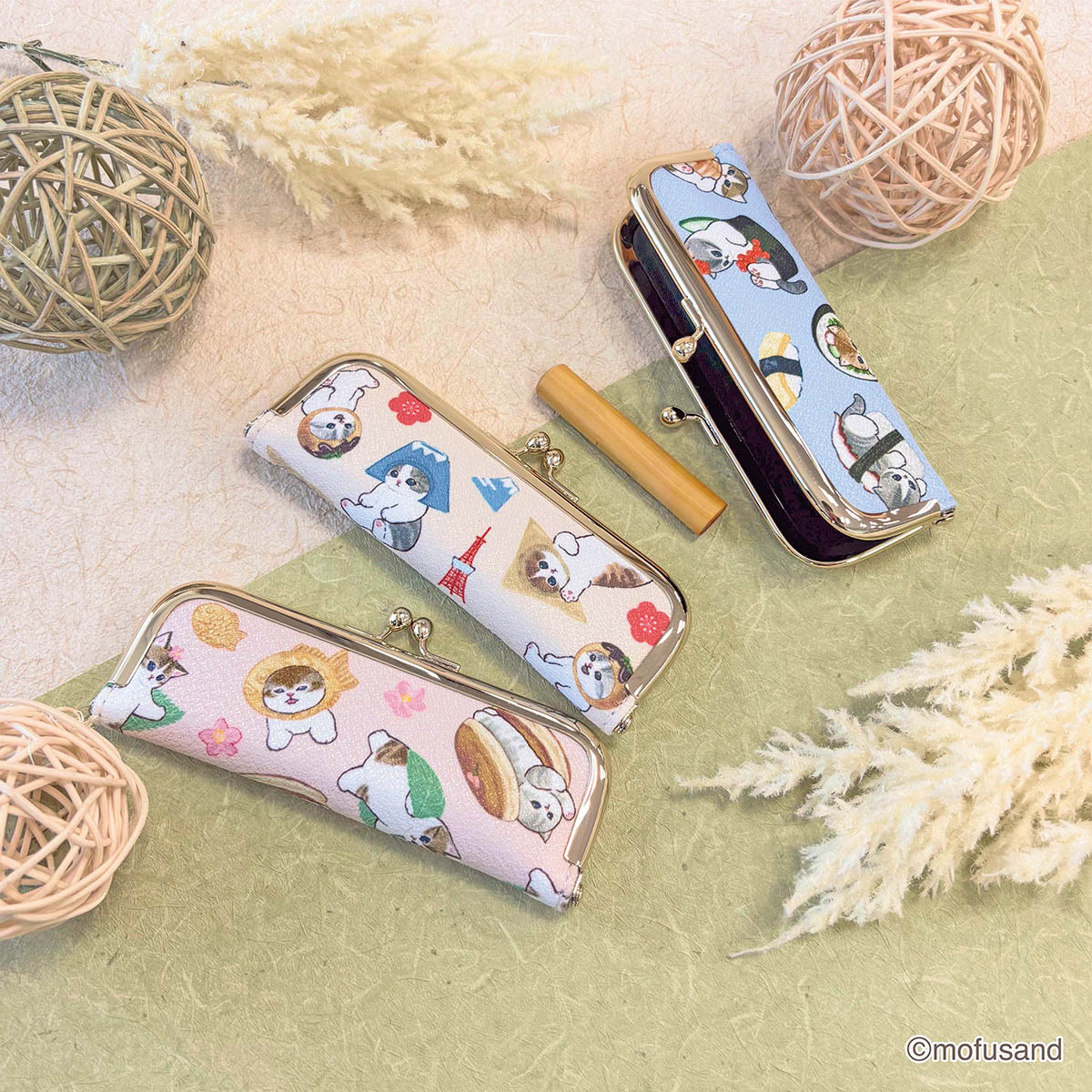 Estuche para sello Mofusand estilo japonés