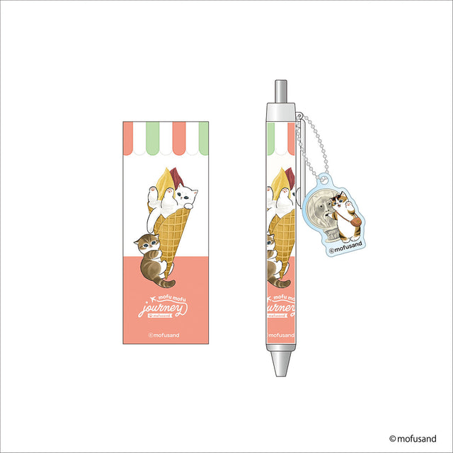 Lápiz pasta Mofusand con charm de gelato