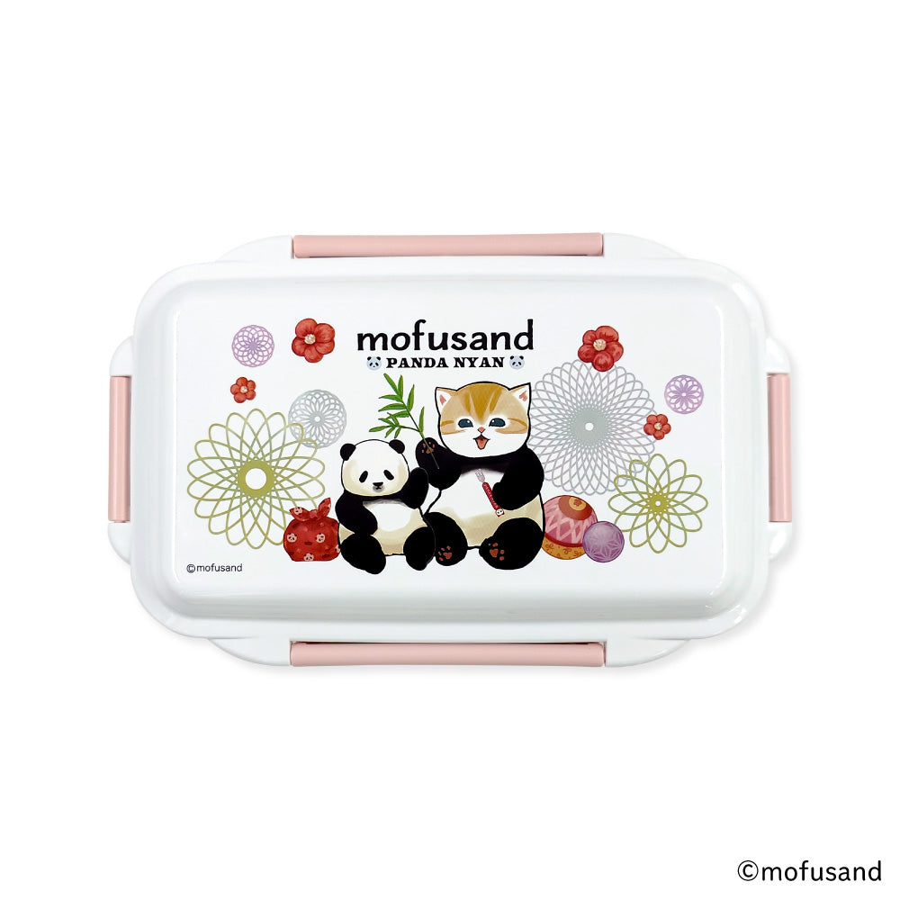 Lonchera mofusand con gato panda, 500 ml