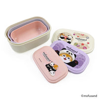 Set de 3 contenedores Mofusand con gatito panda