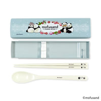 Set de palillos y cuchara Mofusand: Gato panda