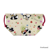 Lonchera con cordón Mofusand, gato panda