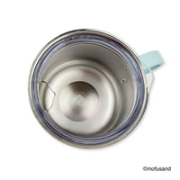 Taza apilable Mofusand con tapa: Gato monstruo