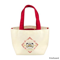 Bolso tote Mofusand Gato Panda (rojo)