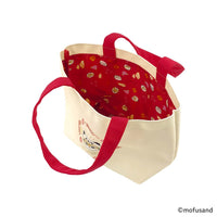 Bolso tote Mofusand Gato Panda (rojo)