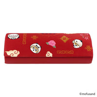 Estuche para lentes Mofusand Gato Panda rojo