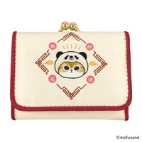 Billetera compacta mofusand Gatito Panda (marfil)