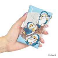 Estuche transparente con cadena Mofusand