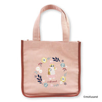 Bolso tote Mofusand Botánico rosa