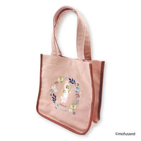Bolso tote Mofusand Botánico rosa