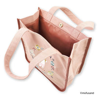 Bolso tote Mofusand Botánico rosa