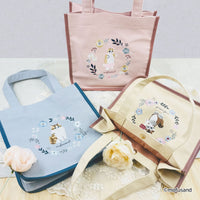 Bolso tote Mofusand Botánico rosa