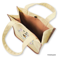 Bolso tote botánico beige mofusand