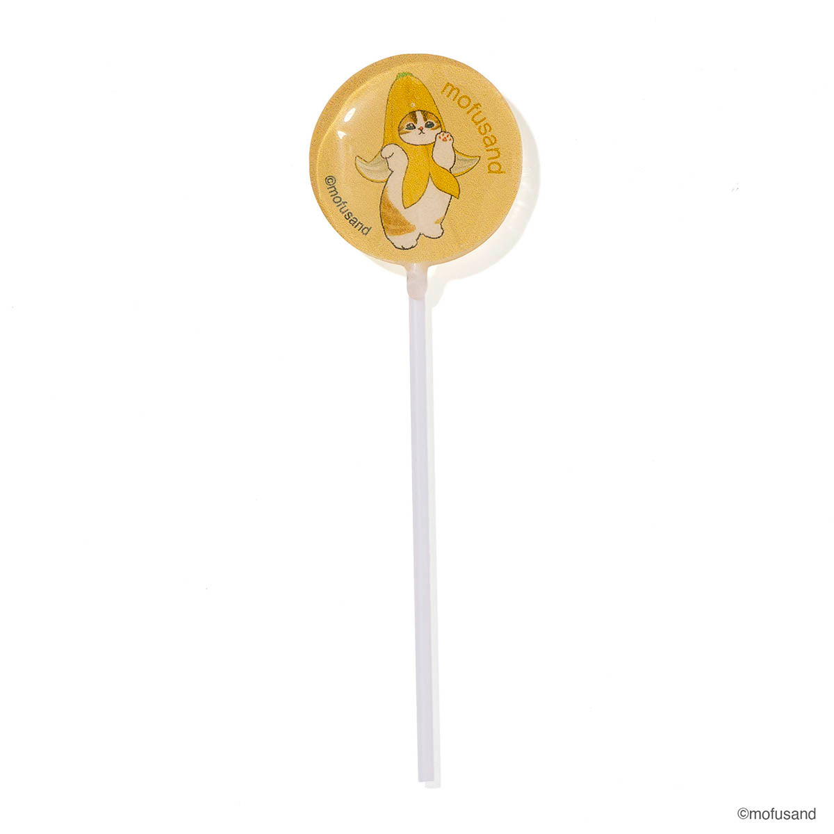 Mofusand Caramelo en palito sabor plátano