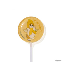 Mofusand Caramelo en palito sabor plátano