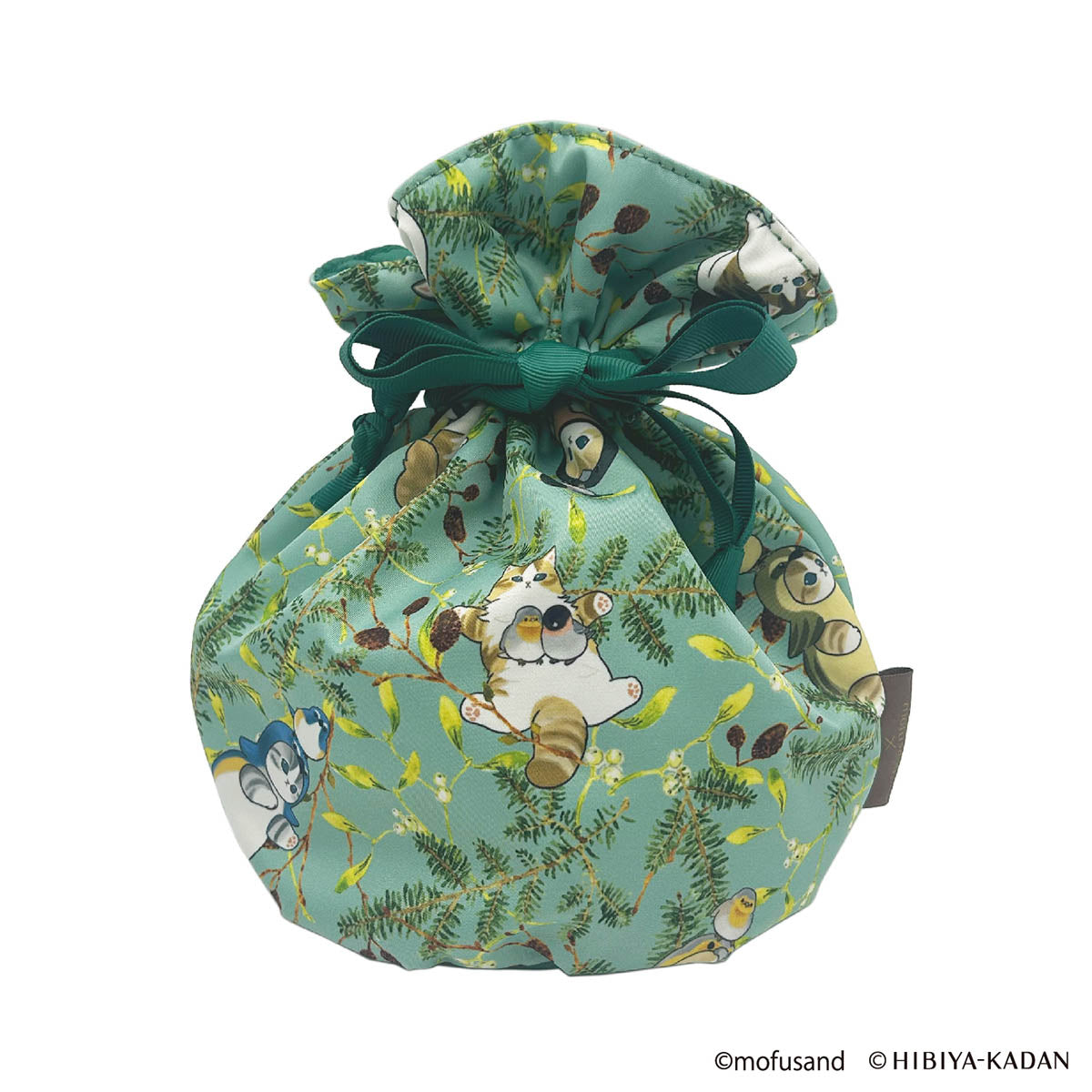 Bolsa con cordón verde mofusand
