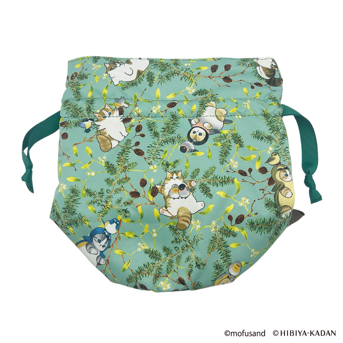 Bolsa con cordón verde mofusand