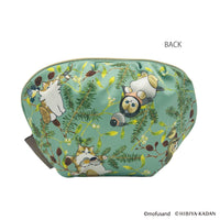 Estuche redondo Mofusand x Hibiya Kadan verde