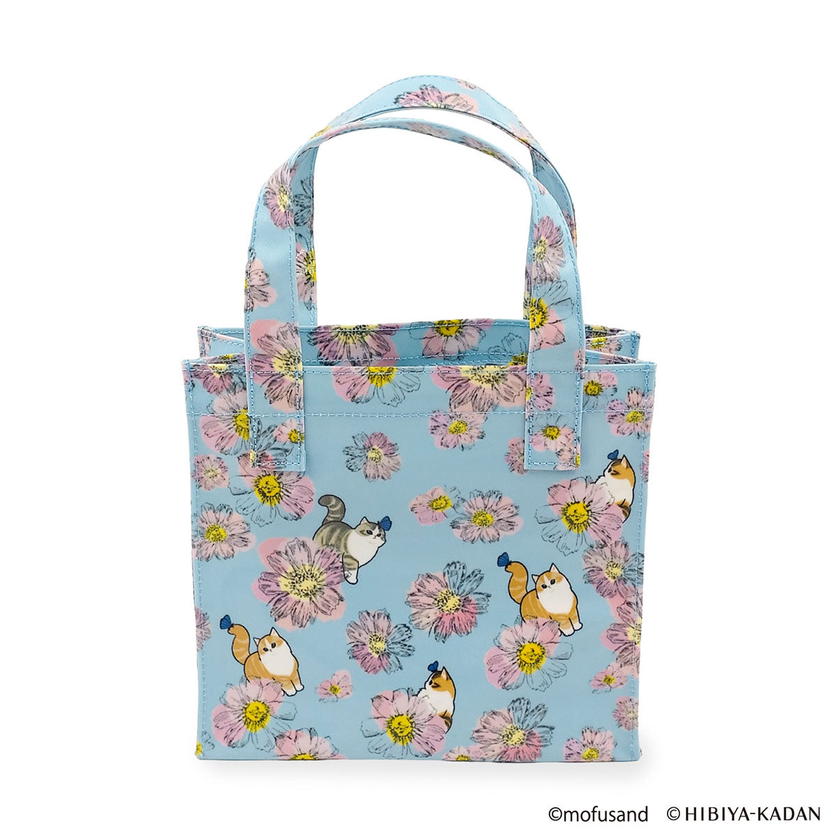 Bolso mini Mofusand con diseño de cosmos
