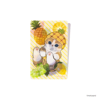 Sticker lenticular mofusand Gato Piña