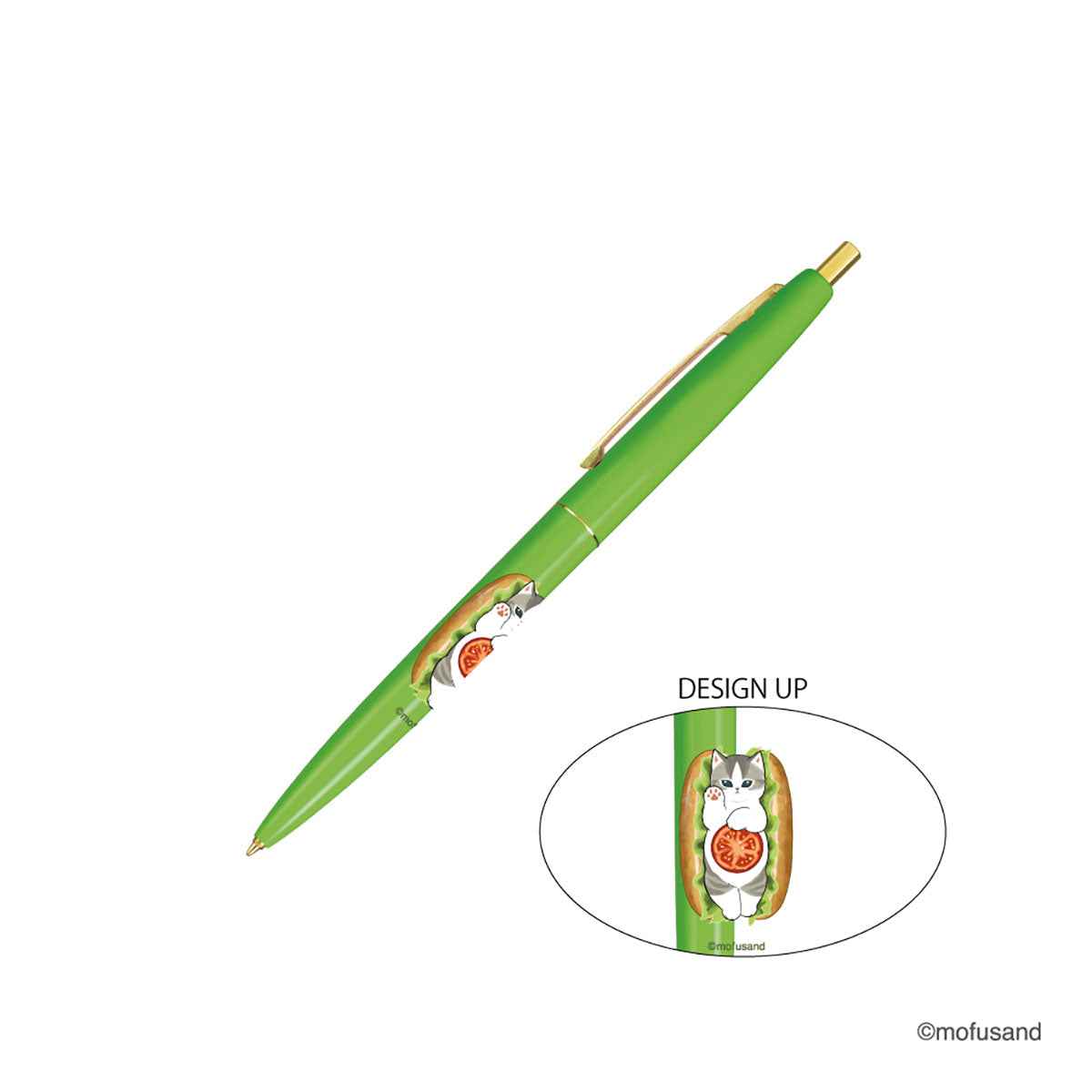 Lápiz BIC verde Mofusand