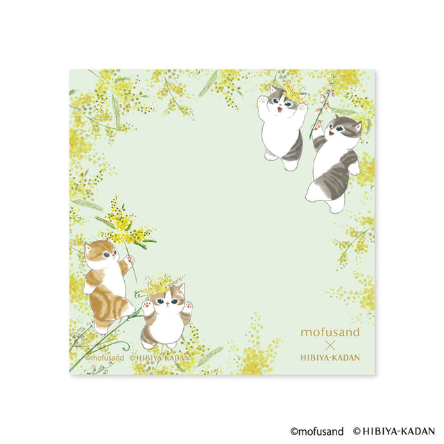 Notas adhesivas Mofusand x Hibiya Kadan, verde claro