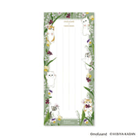 Mofusand: bloc de notas floral beige