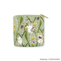 Estuche plano mofusand x Hibiya Kadan (verde)