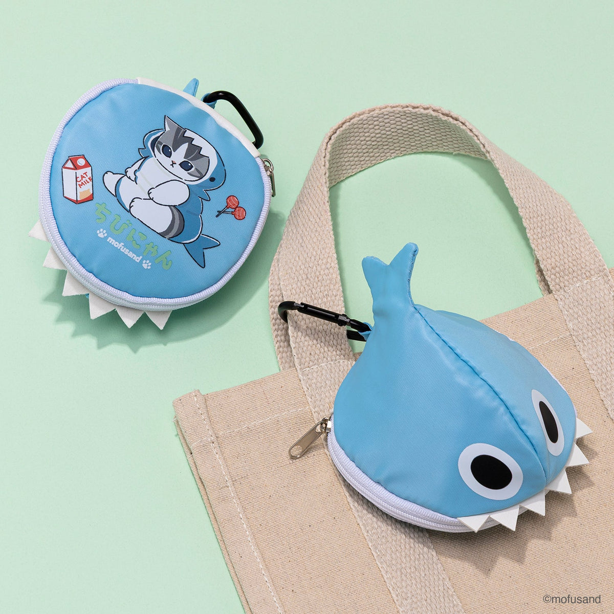 Mofusand: Estuche con forma de gorro de tiburón