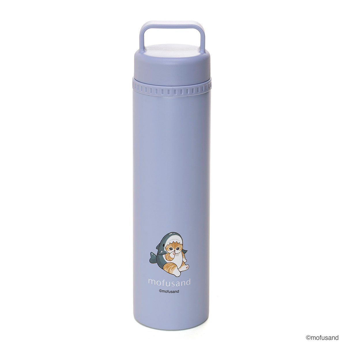 Botella 2 en 1 STICOL mofusand 230 ml: gato tiburón