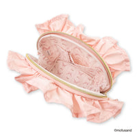 Mofusand - Estuche redondo con vuelos rosados