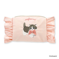 Estuche mofusand con volantes rosado