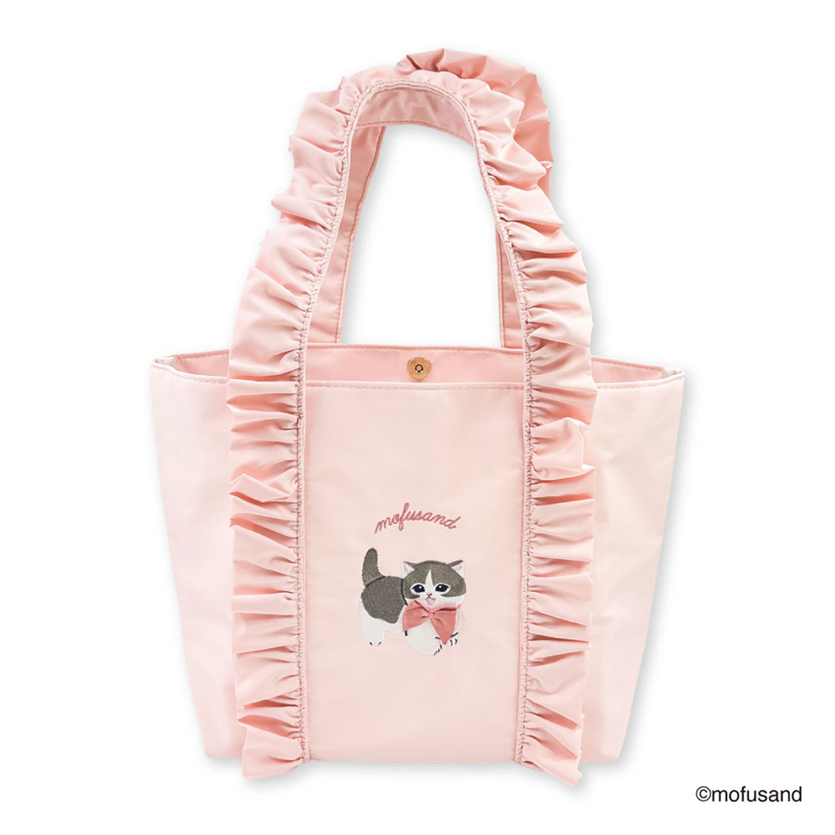 Bolso mini Mofusand con volantes (rosado)
