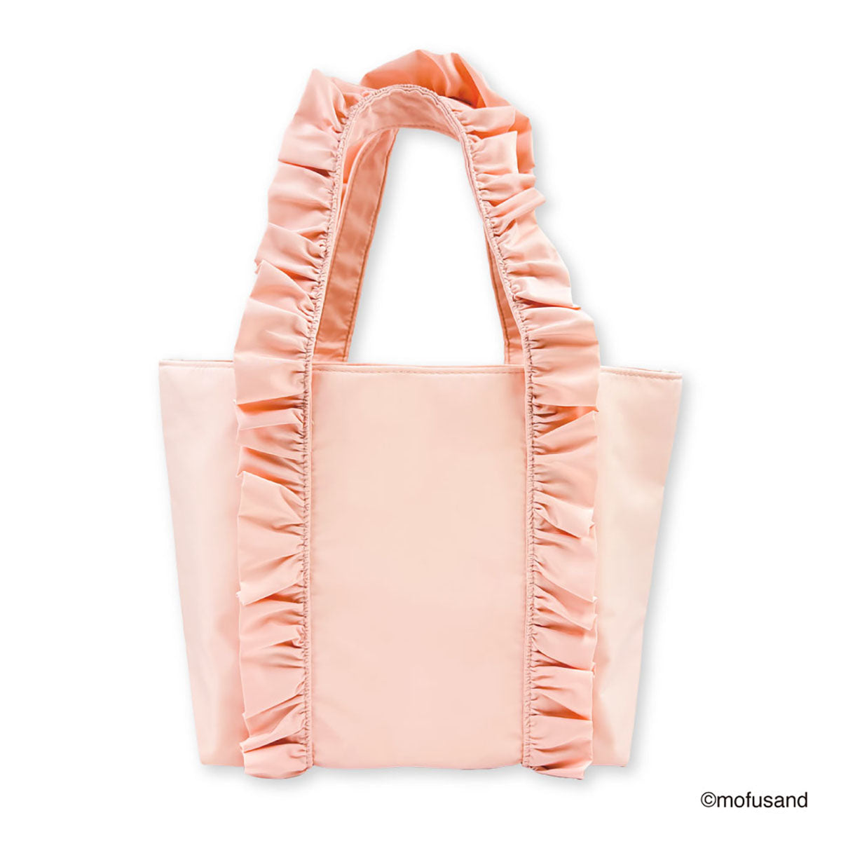 Bolso mini Mofusand con volantes (rosado)