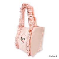 Bolso mini Mofusand con volantes (rosado)