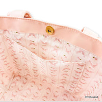 Bolso mini Mofusand con volantes (rosado)